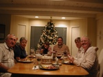 "Merry Christmas from Uncle Ted, Aunt Jean, Paige-E, Tara, Charly2, Steve & Nancy!"