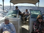 Tara drives as we go back into Deep Lagoon (to check out some of new houses being built).