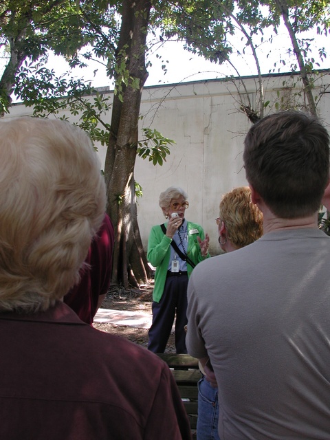 Nancy was our tour-guide today, I've taken the tour about a dozen times, and learn something new everytime.  Nancy was very informative.