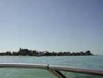 Here are some of the waterfront homes on North Captiva Island (to the right is the Gulf of Mexico).