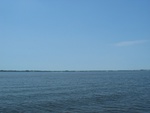 The Caloosahatchee River - calm on a clear day.