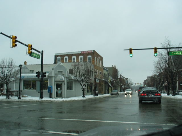 We've made it to Northville (cousin Jodi used to live in an apartment above the store in this picture)!  We're on our way to...