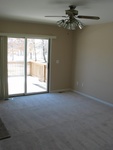 Here's our finished project - newly carpeted & painted Master Suite.