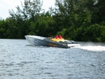 So, we poked around the canals and found this really loud boat!  The "PATRIOT"...