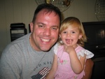 Daddy & Paige-E, Paige says "Yep, I've got teeth too!"