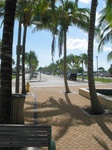 View of the strip at Fort Myers Beach today - temperature 85', low humidity - fall is finally here!  Hooray!  No more hurricanes and humidity.