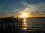 12/30/04 - Sunset on the Caloosahatchee.