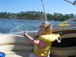 How many ice cream cones do you want when we get to Fort Myers Beach?  Paige says three!