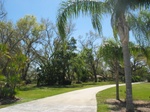 A view of the driveway.