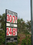 Wow!  Gas prices on the water here are high! ;)