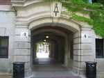 A beautiful view through the tunnel toward University St..