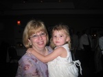 Gramma Marty & Paige-E hanging out by the dance floor.