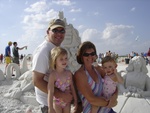 Family shot!  Dad, Paige, Mom and Josie.