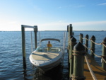 We're back, and bro is out on the boat talking to his (girl?) friend Laura...