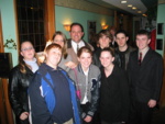 Jennifer, her son, Robert, Andrea, Char, Kate, Jon, Miriam, Chris and Adam.