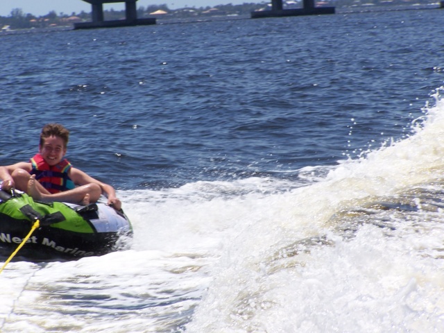 ...took Tyler tubing! ;)  