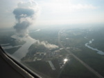 Here we are at about 1500 feet looking down at the Power Plant on the Caloosahatchee, I've taken many people up to it on the boat.