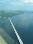 ...the Midpoint Bridge over to Cape Coral.