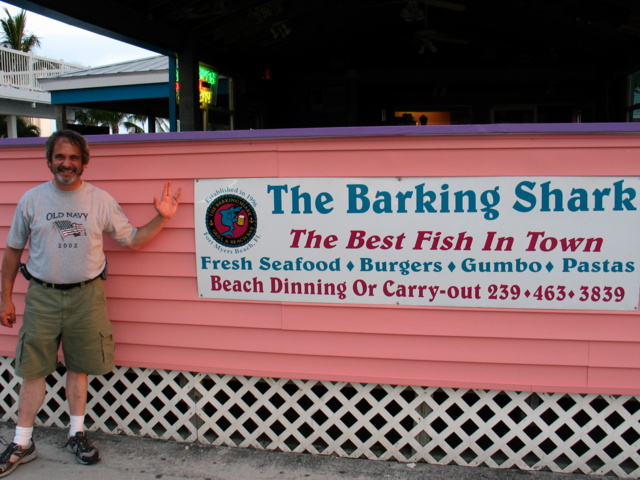 The Barking Shark with Beach "Dinning"!