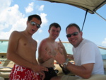 Mike, Adam & Char welcome you to another fun day of boating. 