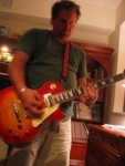 Josh jammin' on the Les Paul!