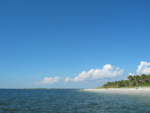 The water was so clear we saw a lot of sea creatures - a huge manta-ray, sand-dollars, starfish, fish, and more!