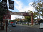 The moment I got off the plane - we were on our way to the Fort Worth Stockyards!