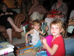 Josie and Paige *love* opening gifts!