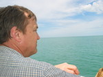 Uncle Chris was pointing out the birds (pelicans, etc) that were dive bombing into the water for lunch.  We saw quite a few successfully get fish!