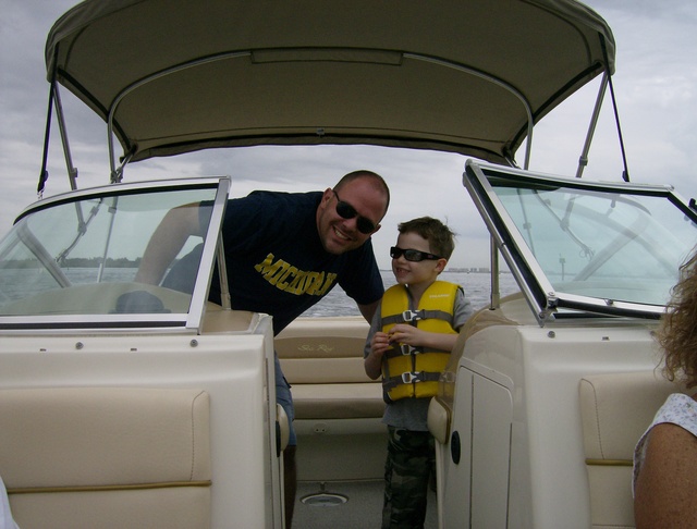 On Thursday, we took the boat out to Fort Myers Beach!