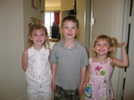 Samuel leaves tomorrow (sigh), here's a photo of Paige, Samuel and Josie.