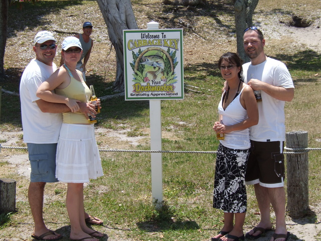 Charly, Mel, Alana & Ben - Cabbage Key - May 5, 2007