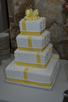 The beautiful wedding cake!