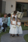 And the ceremony begins!  Here come the flower girls!