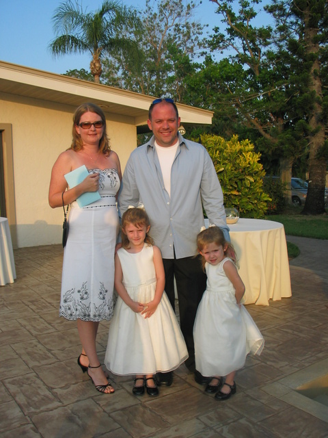 Group shot!  Paige & Josie are all dressed up and ready.