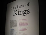 "The Line of Kings" - it was very interesting following the line of King & Queens directly to today's Queen.