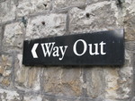 Way Out = Exit.