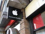 Apple Reseller in Cambridge, Apple seemed to be very popular over there.