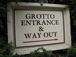 Welcome to the Grotto (Leeds Castle) - it was very cool!