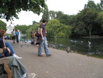 ...ducks, scenery, and people watched.  It was interesting seeing people like us who are used to 90' temps dressed like its winter, and seeing people who lived here dressed in t-shirts, and sometimes, shorts. 