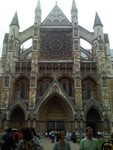 Right away we went to Westminster Abbey...