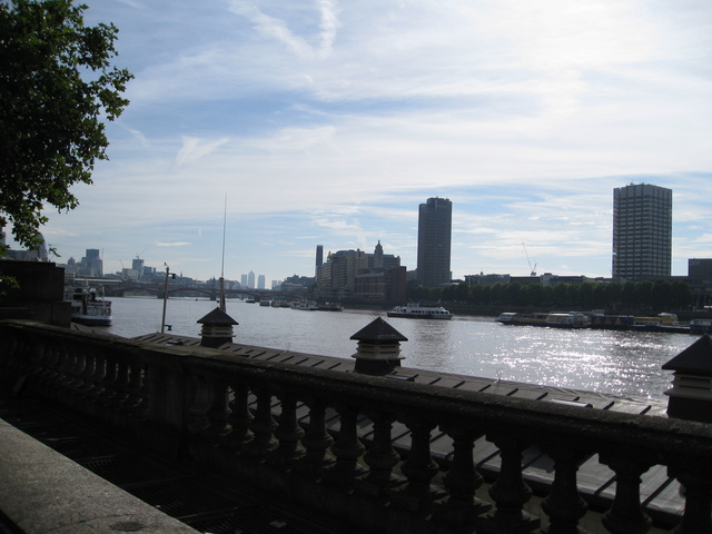 Today we started out the day by walking along the Thames river toward the Tower of London.