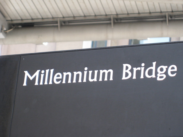 It's the Millennium Bridge...