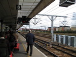 A view of the tracks at Cambridge.