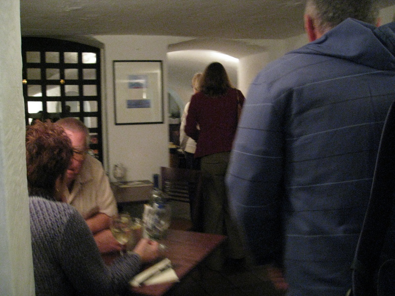 The ceilings were very low which made it feel warm and cozy - we had a delicious lunch -- while catching up on the last 15 years, telling stories, and discussing our trip.  A BIG Thank You to Aunt Molly & Uncle Dave for lunch!  (We agreed to take care of the afternoon tea! ;).