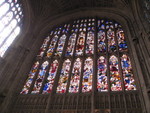 Amazing stories are told in the stain glass.