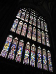 The stain glass tells many stories...