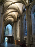 Here's a view in one of the wings...   We did descend into the crypt (basement of the entire Cathedral) -- but weren't allowed to take any photos.