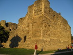 Canterbury Castle, with your model, Melanie. :)