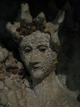 The grotto was made only a few years ago, here's one of the pieces of artwork.